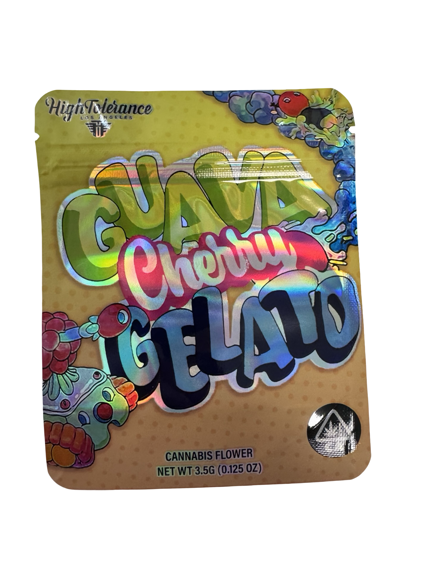 Cherry Guava Gelato 3.5g Mylar Bags High Tolerance front