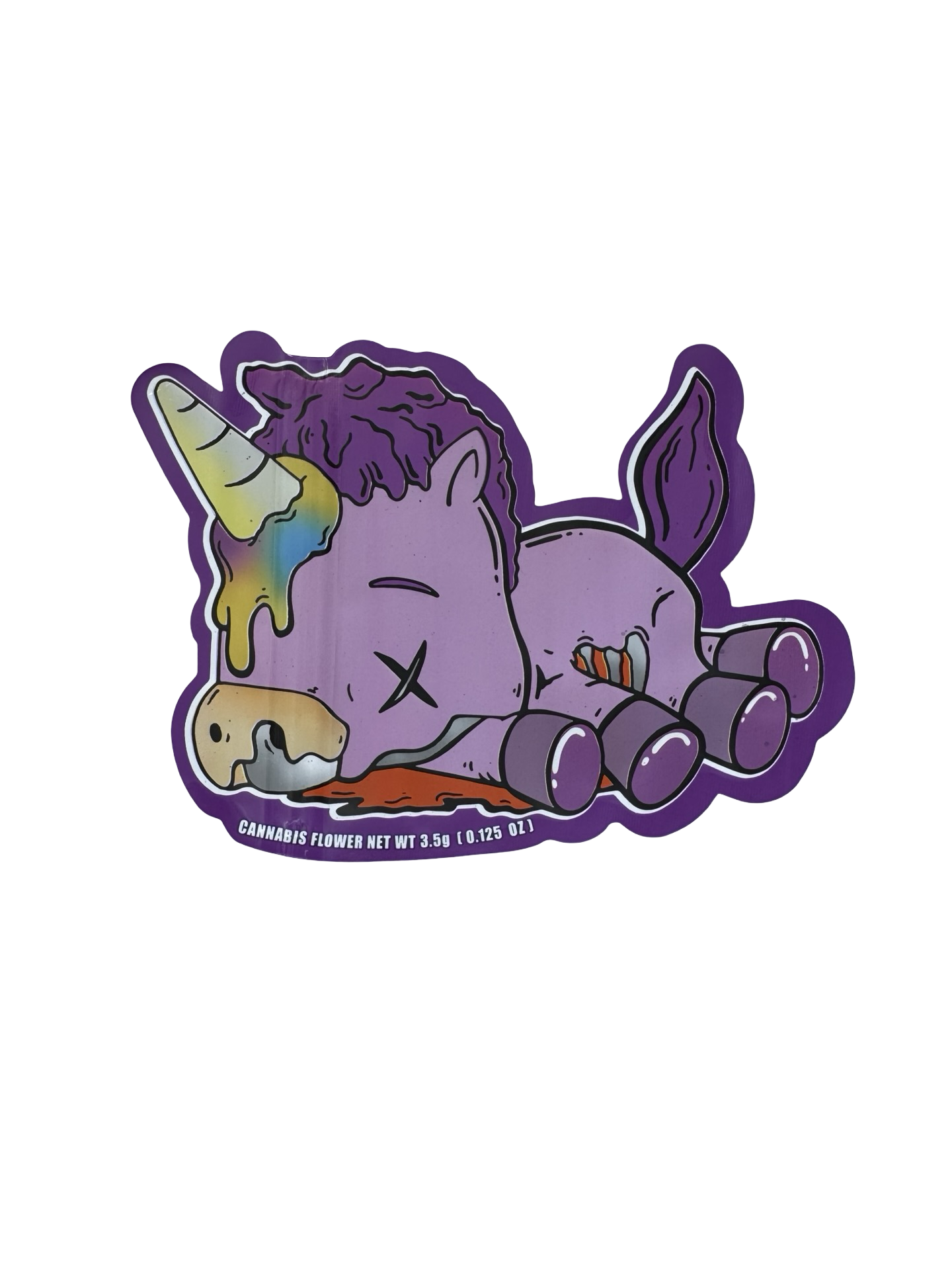 Dead Unicornz Mylar Bags 3.5g Jelly front