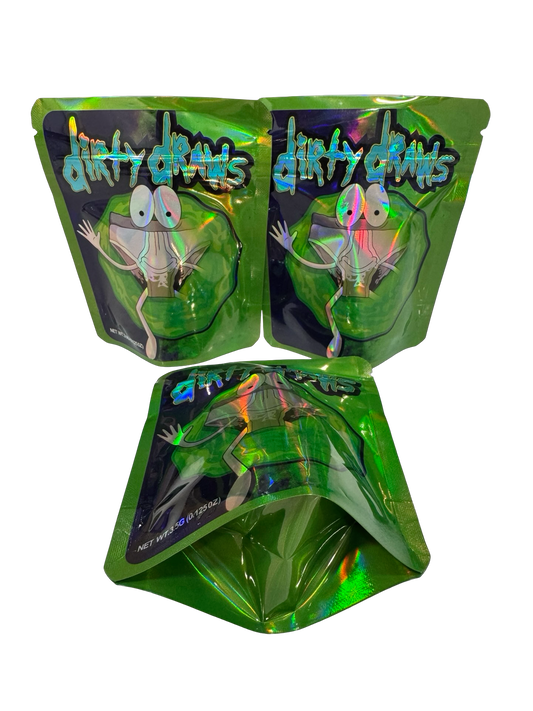 Dirty Draws Mylar Bags 3.5g