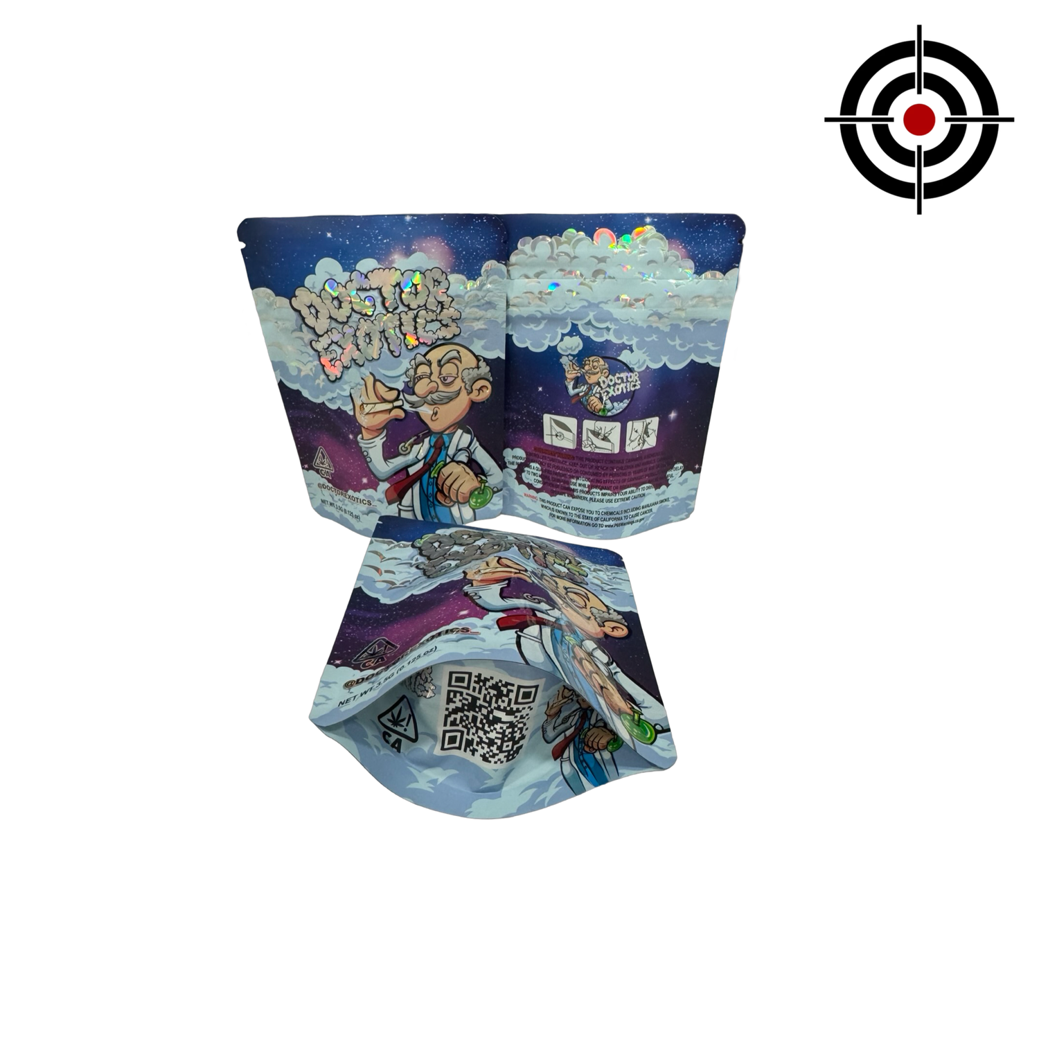 Doctor Exotics (original) Mylar Bags 3.5g Doctor Exotics