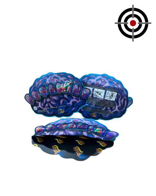 Dopamine Mylar Bags 3.5g LA Traffic — 3.5g pre‑printed mylar bag — front