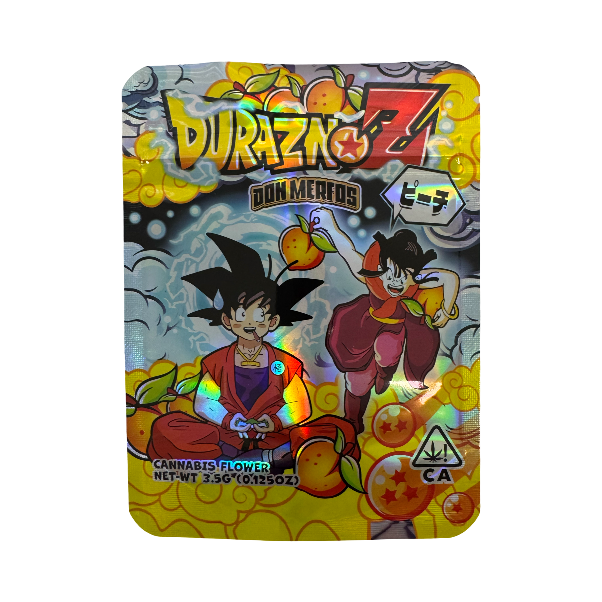 Duraznoz (Georgia Pie) 3.5g Mylar Bags Don Merfos front