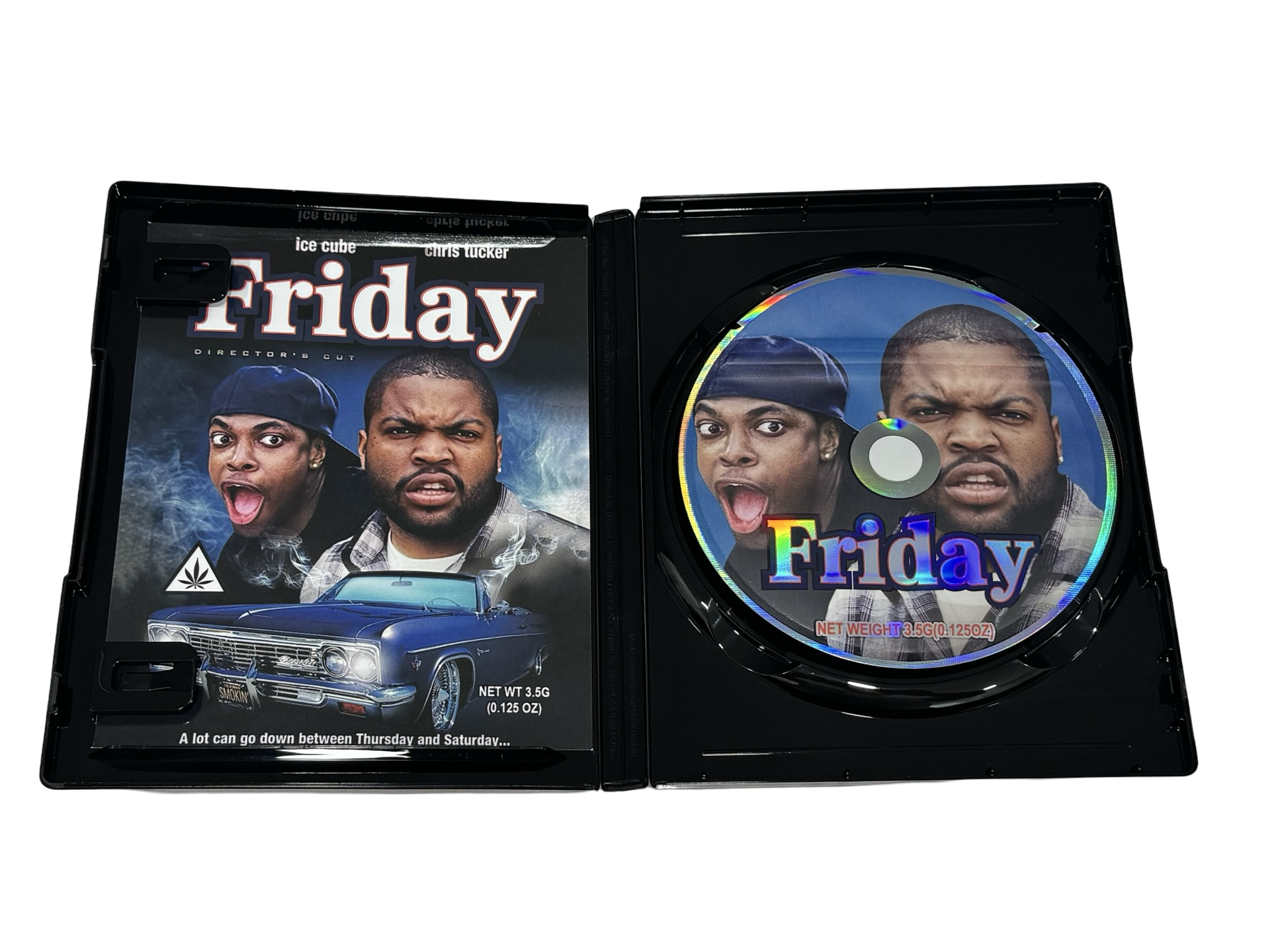 Friday 3.5g Mylar Bag & DVD Case