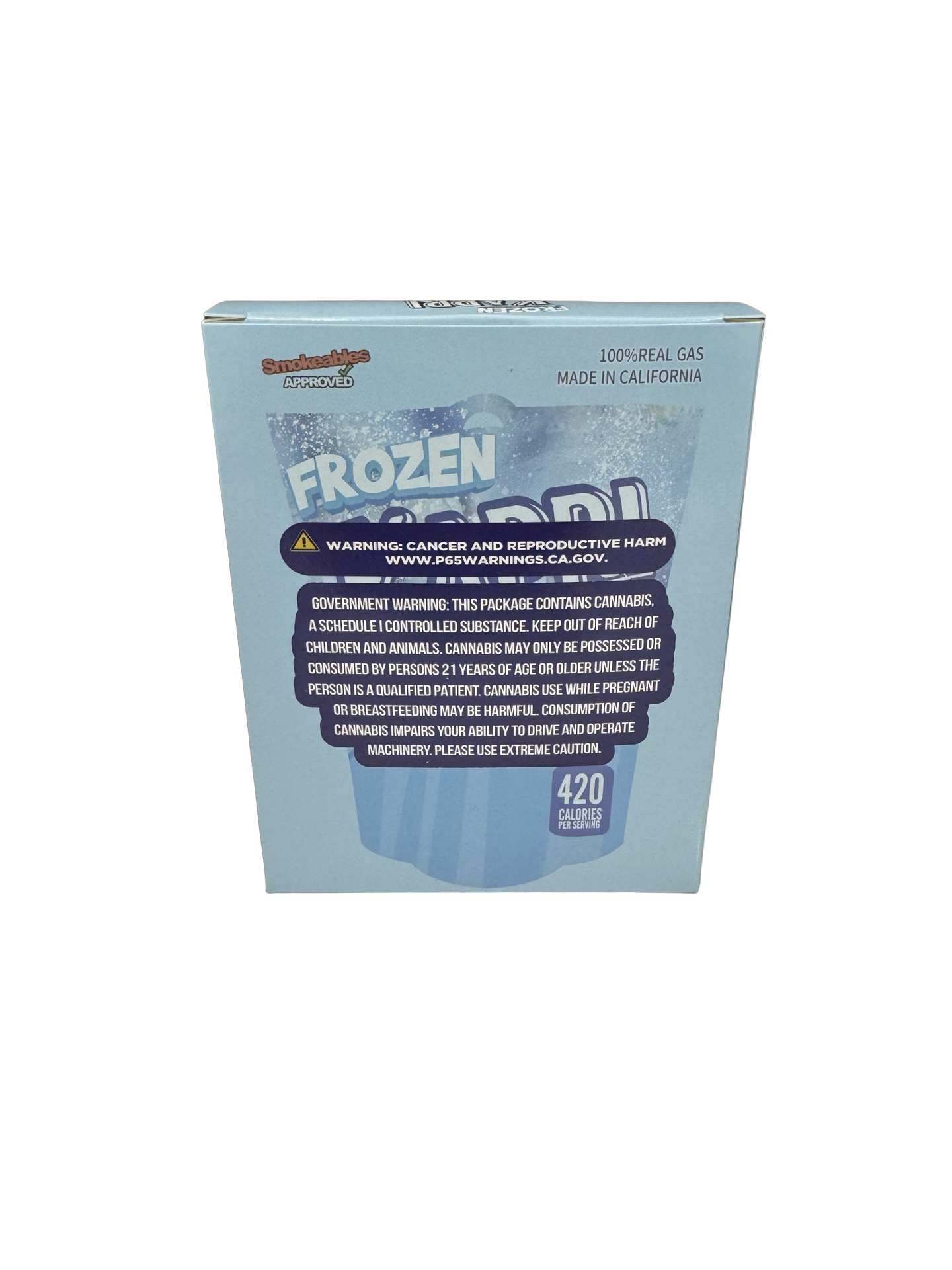 Frozen Kapri 3.5g Mylar Bags & Boxes High Tolerance back