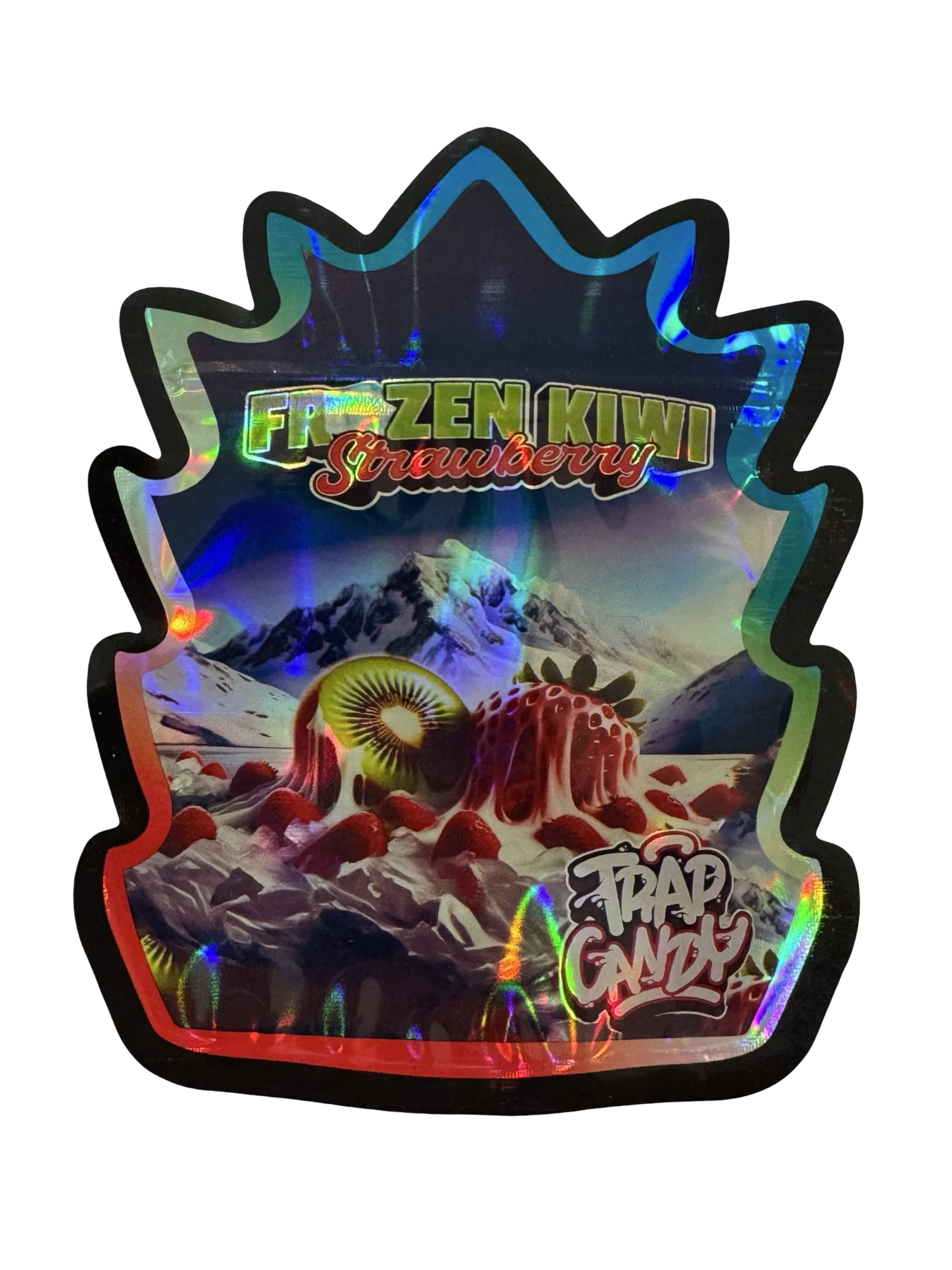 Frozen Kiwi Strawberry Mylar Bags 3.5g Trap Candy