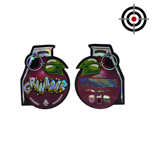 Granadaz 3.5g Mylar Bags Don Merfos front and back