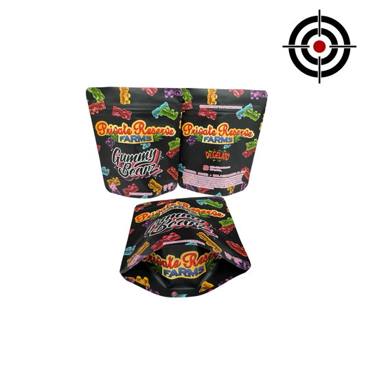 Gummy Bearz Mylar Bags 3.5g Private Reserve Farms
