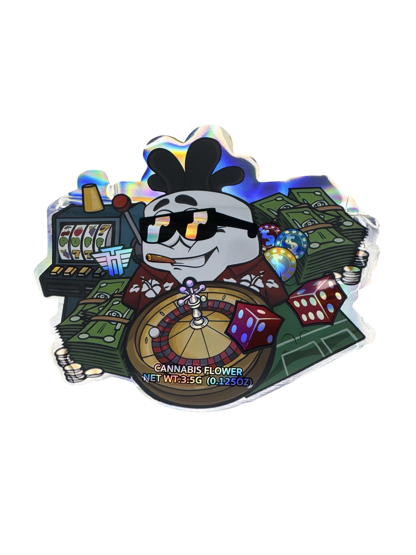 High Roller Puffz 3.5g Mylar Bags High Tolerance front