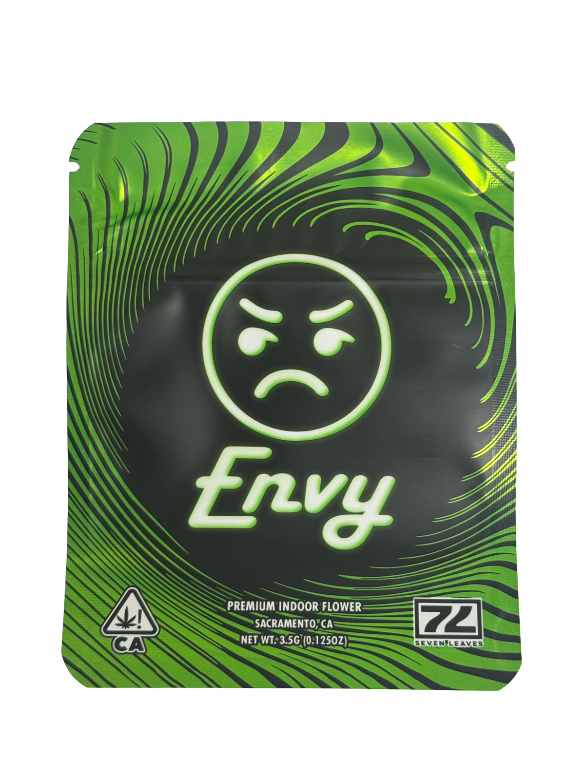 Envy 3.5g Mylar Bags | Seven Leaves – Fire Mylar