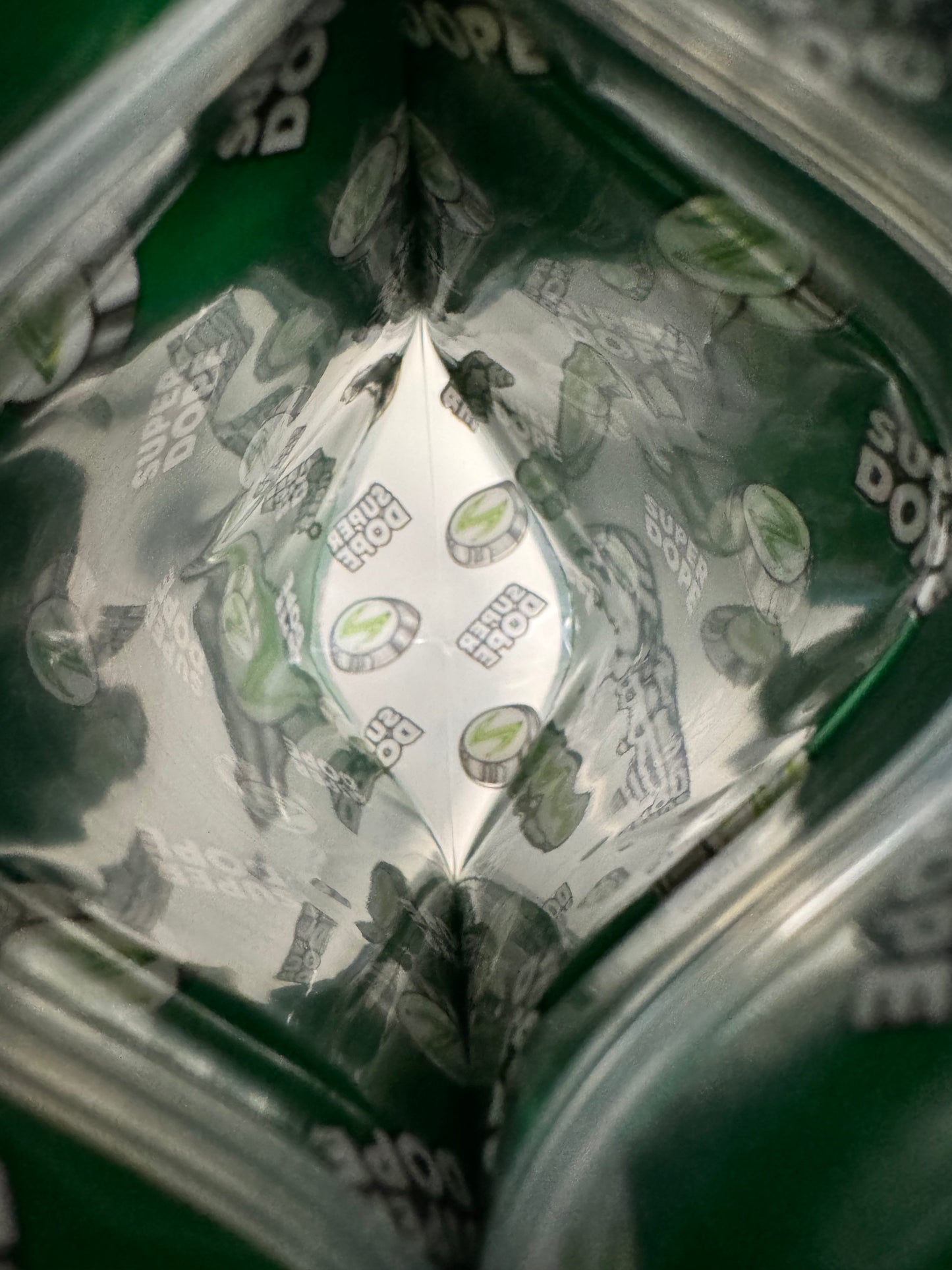 Mega Z Emerald Edition 2 Mylar Bags 3.5g Super Dope - Fire Mylar  