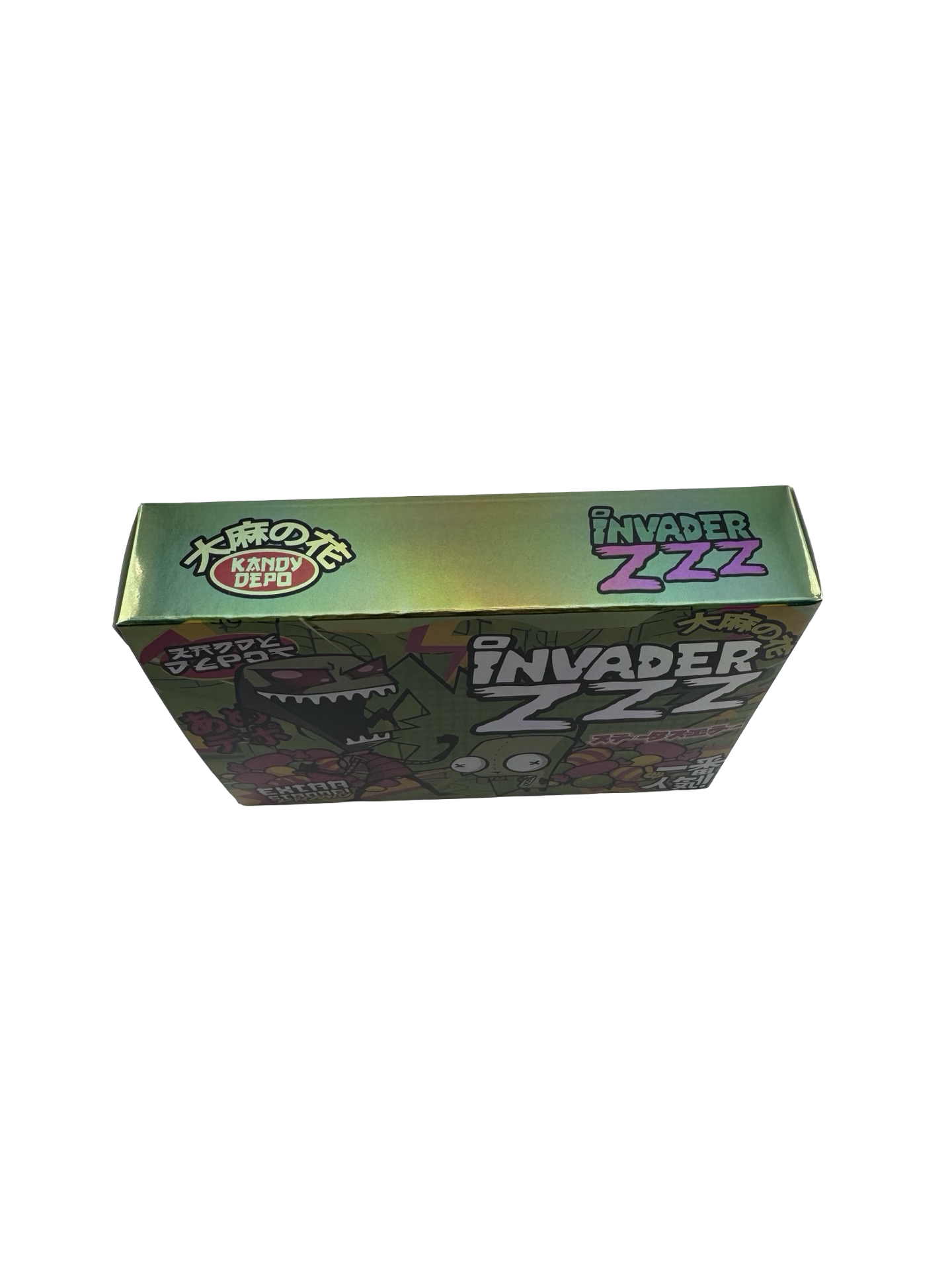Invaderzzz 3.5g Mylar Bags & Boxes Kandy Depo - Fire Mylar  