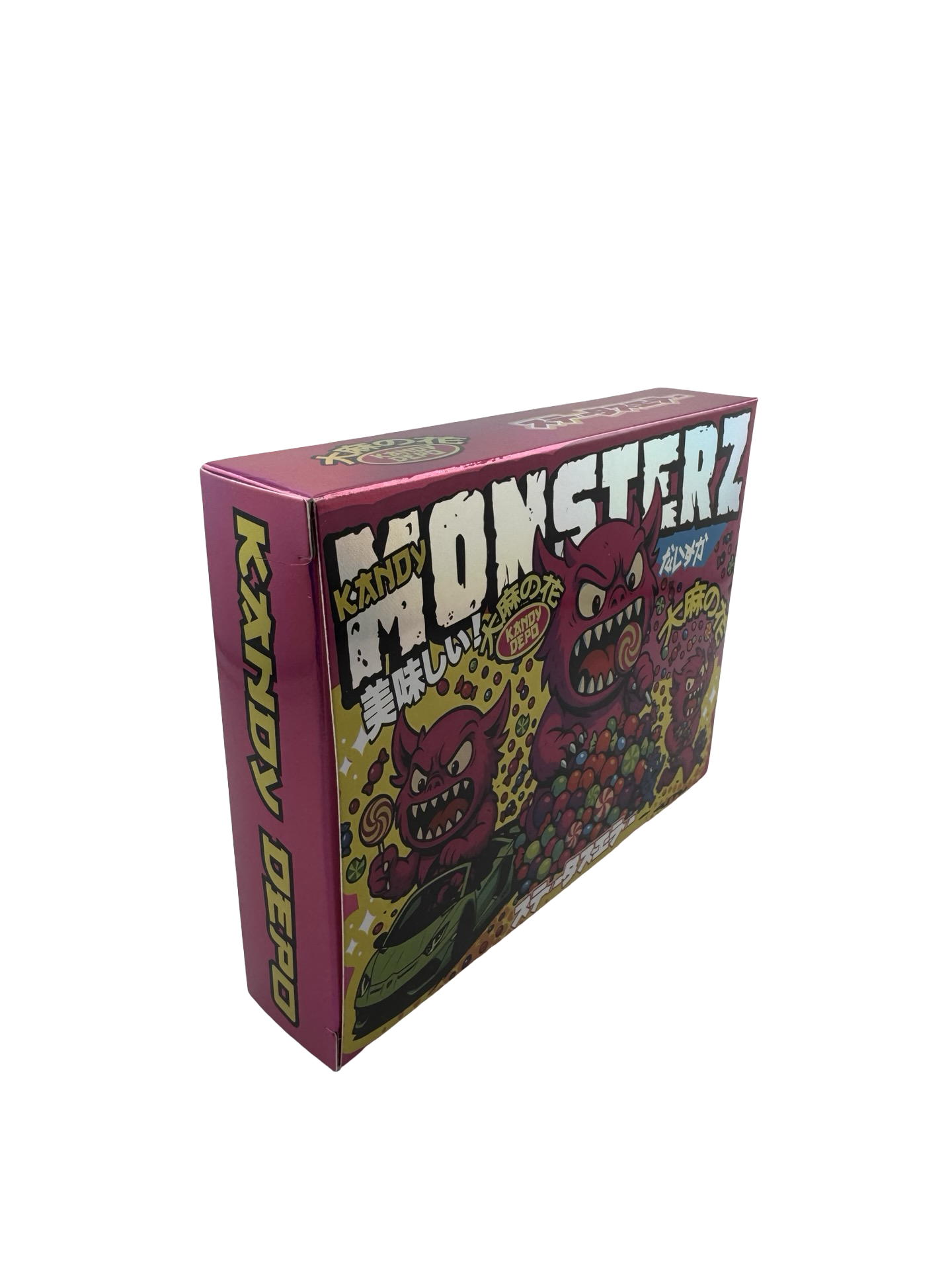 Kandy Monsterz 3.5g Mylar Bags & Boxes Kandy Depo - Fire Mylar  