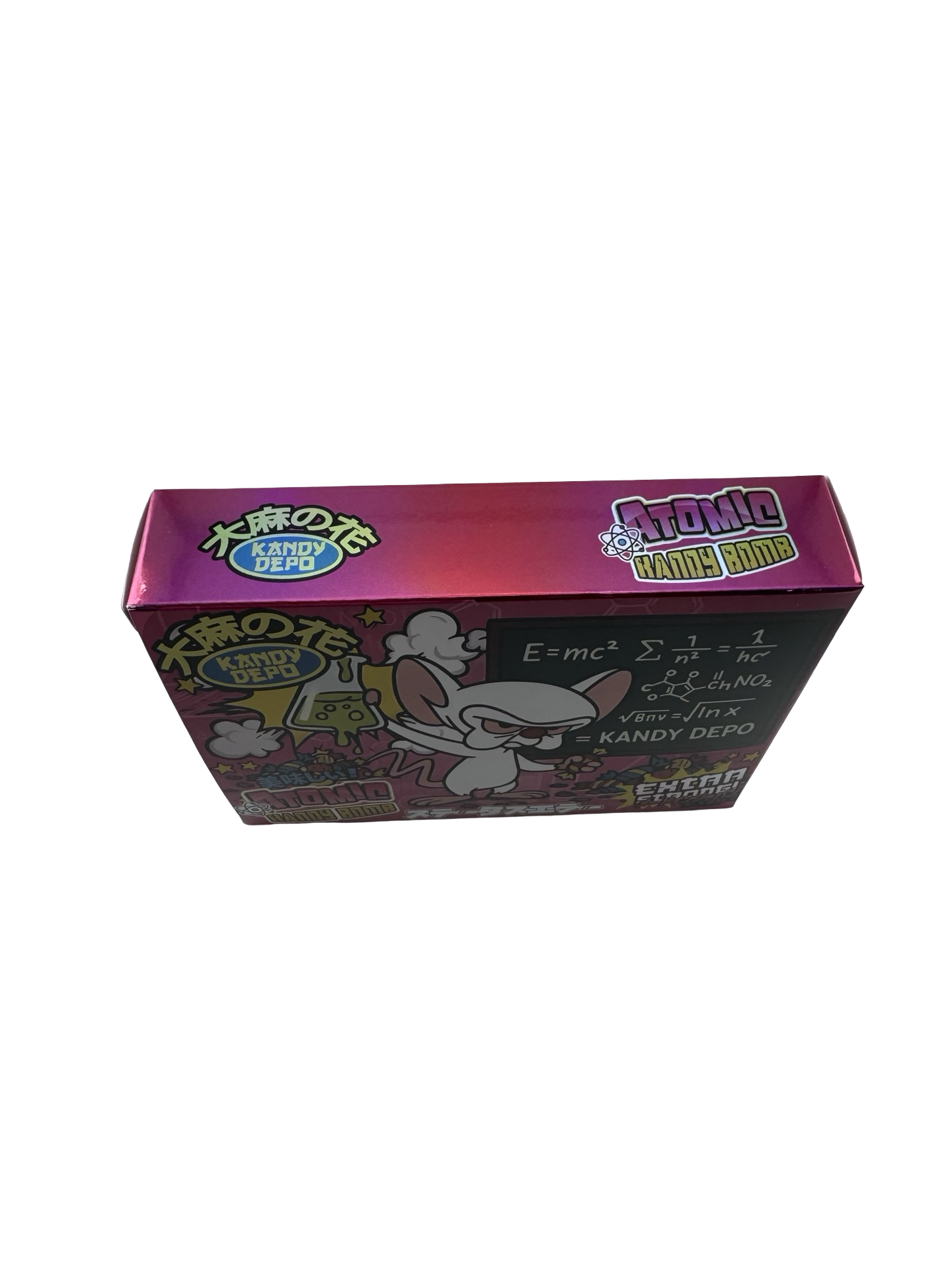 Atomic Kandy Bomb 3.5g Mylar Bags & Boxes Kandy Depo - Fire Mylar  