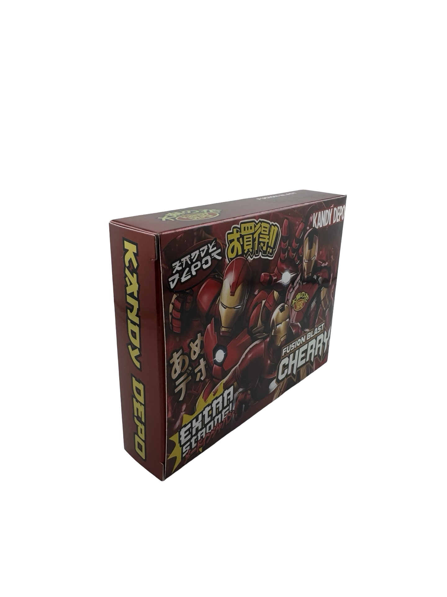 Fusion Blast Cherry 3.5g Mylar Bags & Boxes Kandy Depo - Fire Mylar  