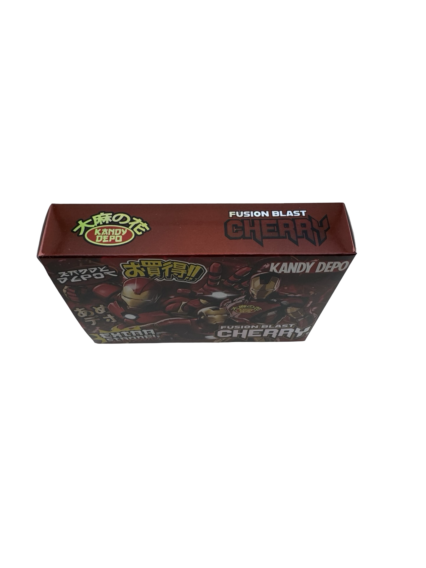 Fusion Blast Cherry 3.5g Mylar Bags & Boxes Kandy Depo - Fire Mylar  