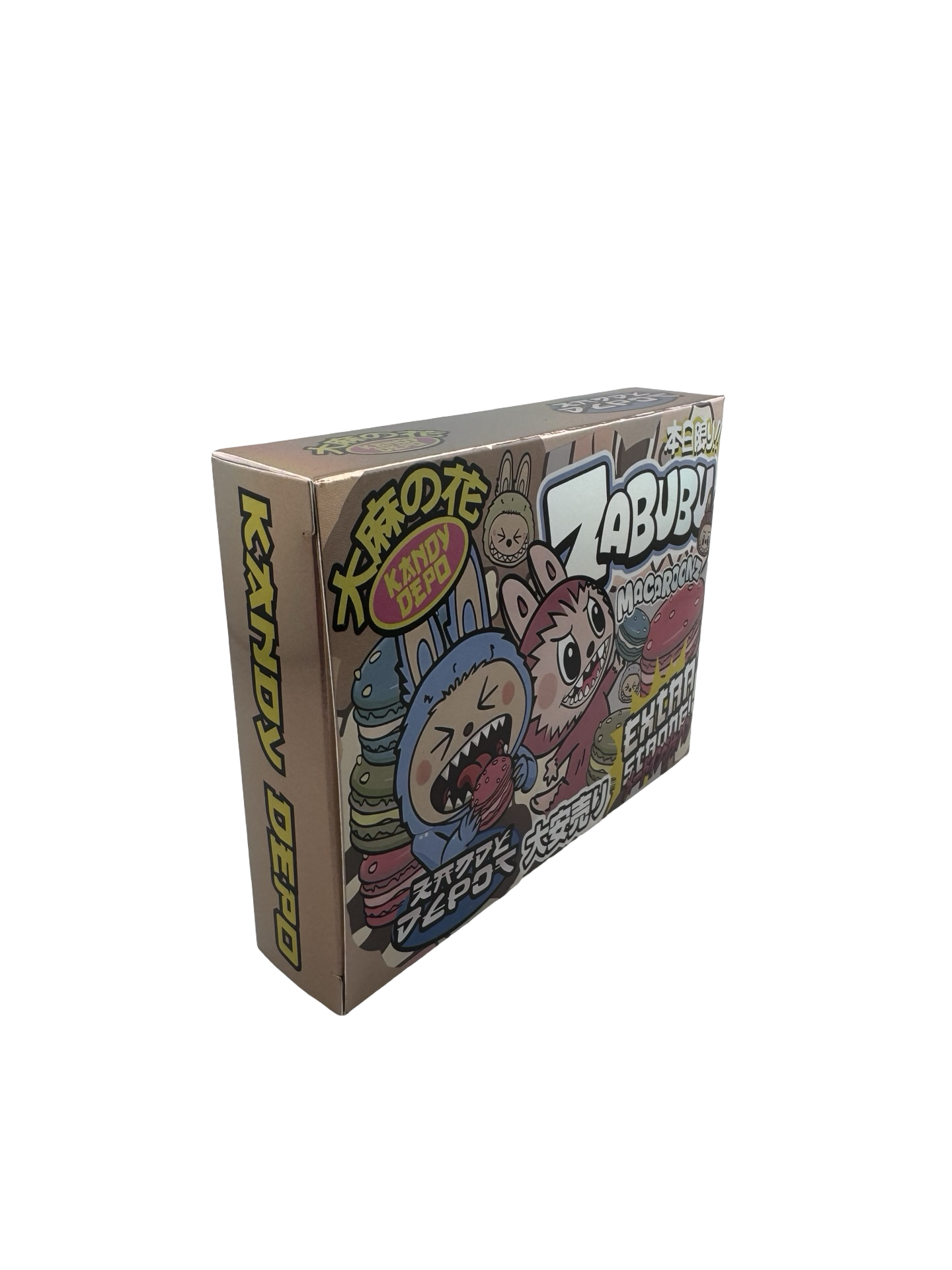 Zabubu Macaroonz 3.5g Mylar Bags & Boxes Kandy Depo - Fire Mylar  