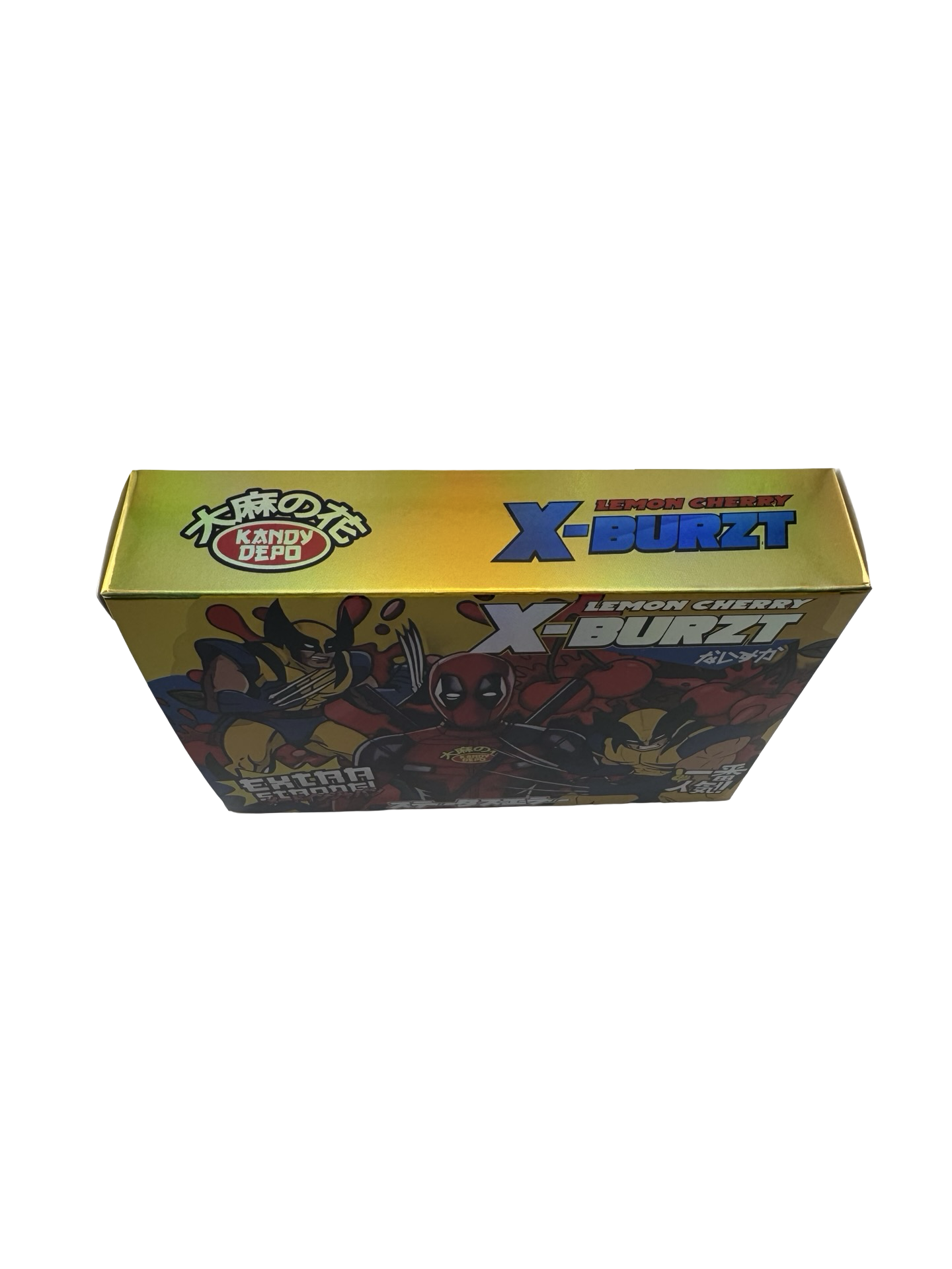 Lemon Cherry X-Burzt 3.5g Mylar Bags & Boxes Kandy Depo - Fire Mylar  