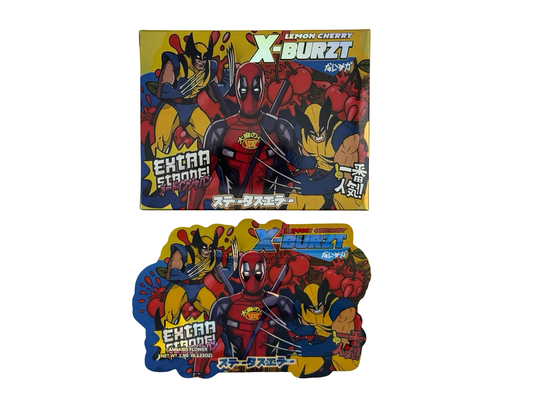 Lemon Cherry X-Burzt 3.5g Mylar Bags & Boxes Kandy Depo - Fire Mylar  