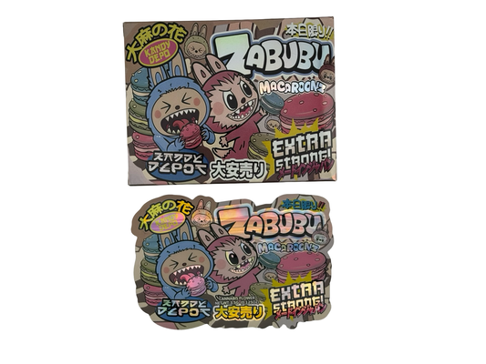 Zabubu Macaroonz 3.5g Mylar Bags & Boxes Kandy Depo - Fire Mylar  