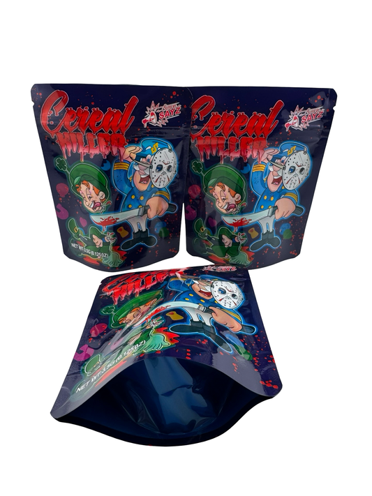Cereal Killer 3.5g Mylar Bags Simon Sayz ($0.09 per bag) - Fire Mylar  