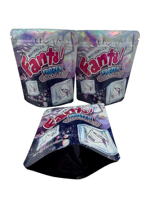 Frozen Wockhardt 3.5g Mylar Bags £anta ($0.09 per bag) - Fire Mylar  