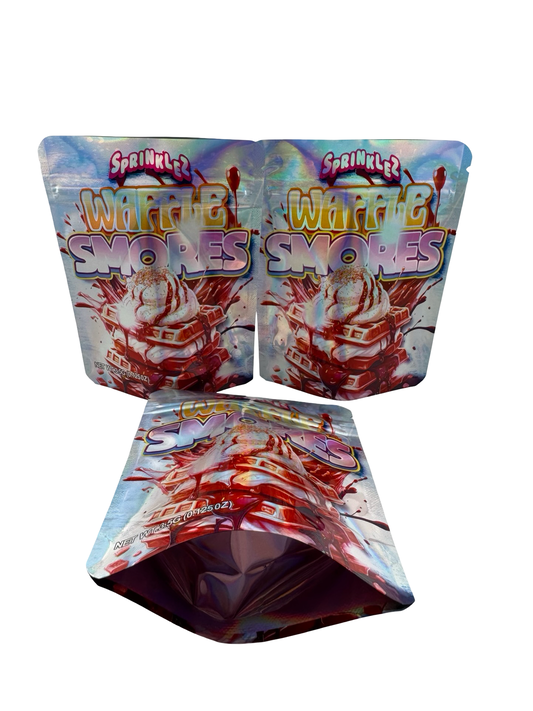 Waffle Smores 3.5g Mylar Bags Sprinklez ($0.09 per bag)