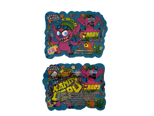 Pink Kandy Blasterz Mylar Bags 3.5g Kandy Depo (Only $0.21 Each) - Fire Mylar  