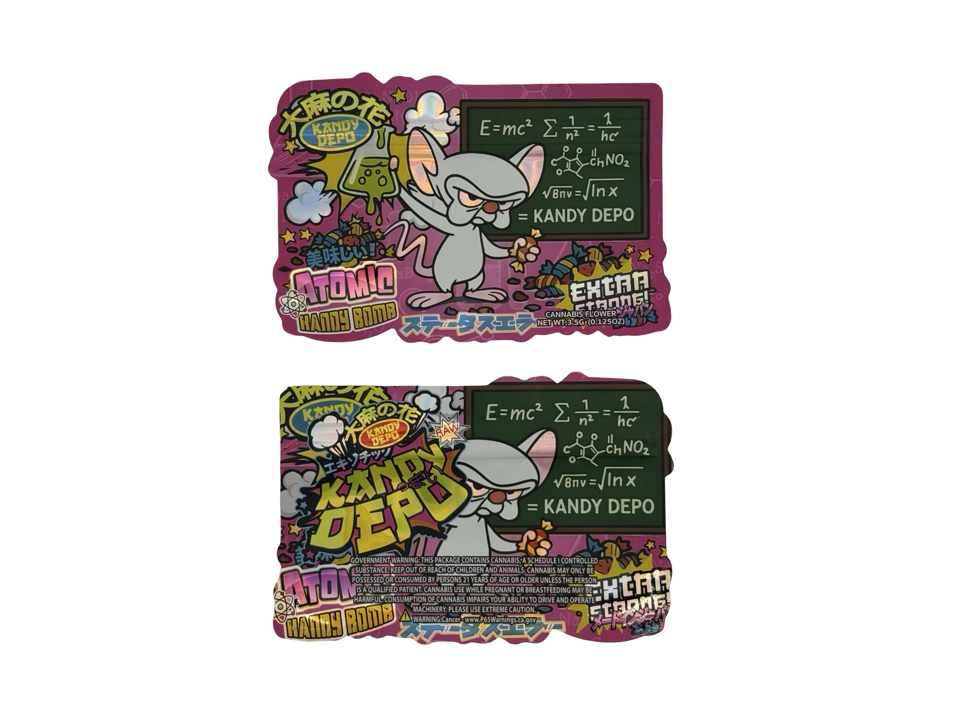 Atomic Kandy Bomb Mylar Bags 3.5g Kandy Depo (Only $0.21 Each) - Fire Mylar  