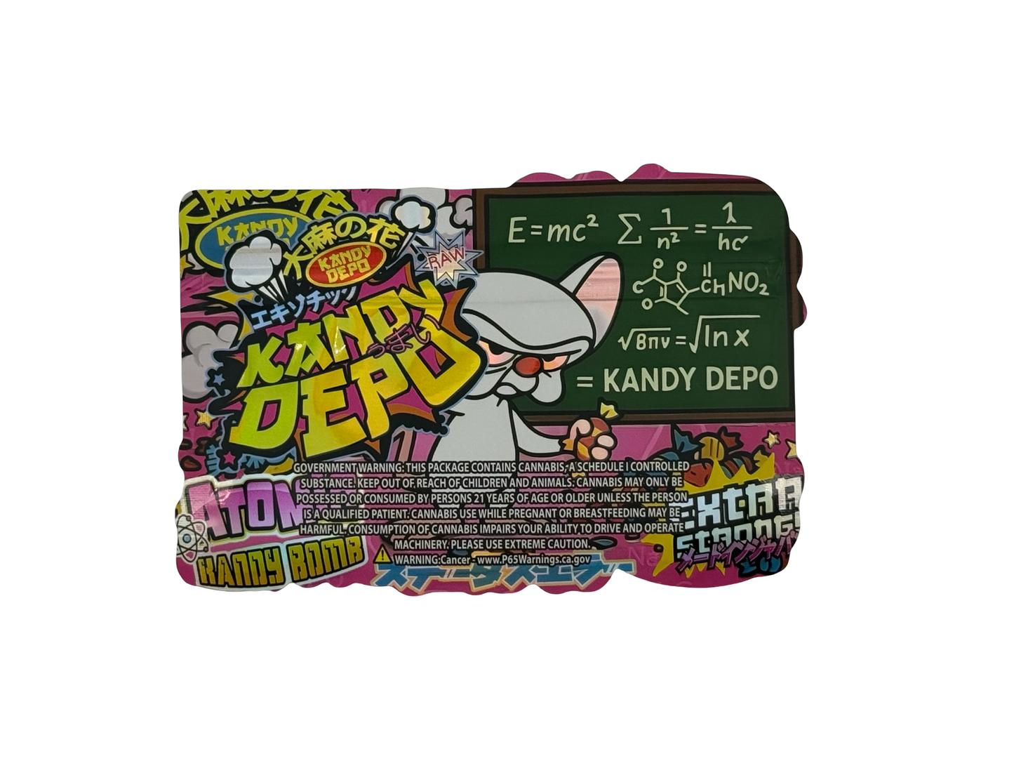 Atomic Kandy Bomb Mylar Bags 3.5g Kandy Depo (Only $0.21 Each) - Fire Mylar  
