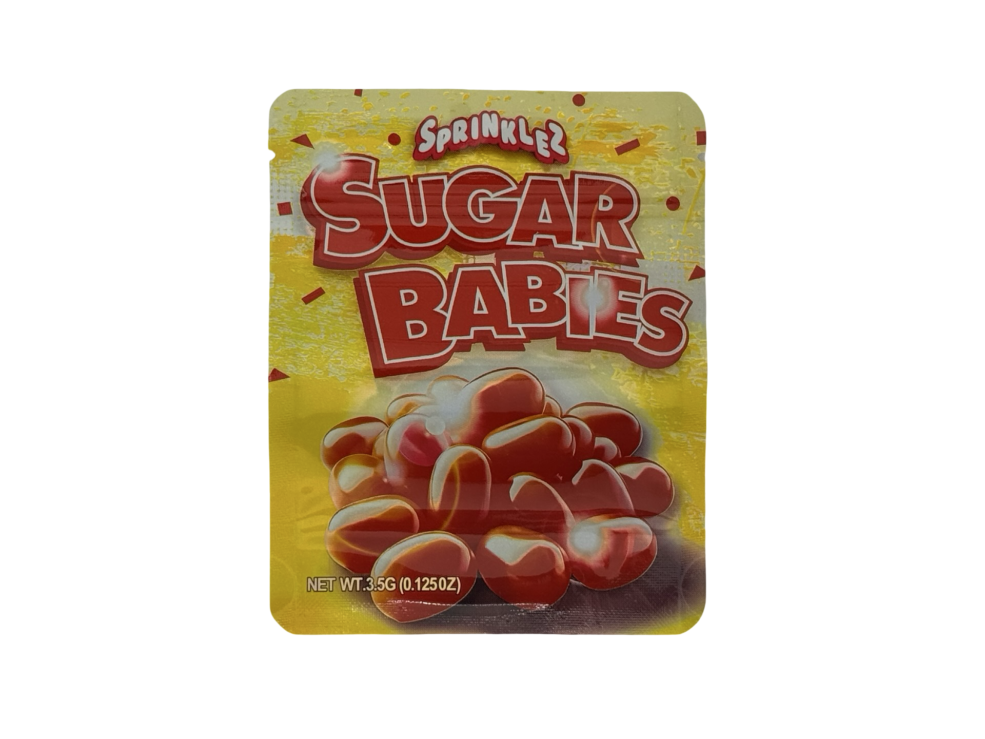 Sugar Babies 3.5g Mylar Bags Sprinklez ($0.09 per bag) - Fire Mylar  