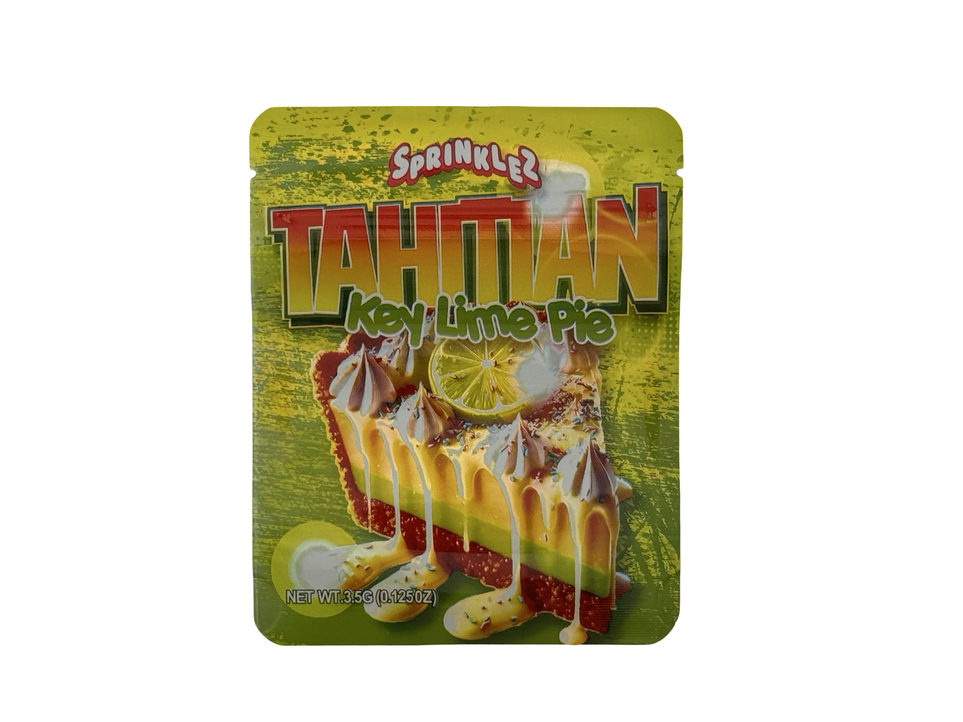 Tahitian Key Lime Pie 3.5g Mylar Bags Sprinklez ($0.09 per bag) - Fire Mylar  