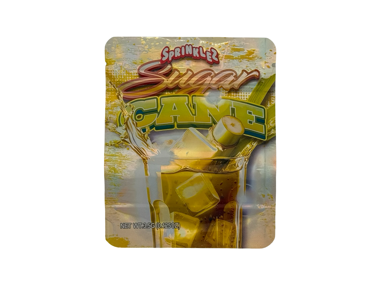 Sugar Cane 3.5g Mylar Bags Sprinklez ($0.09 per bag) - Fire Mylar  