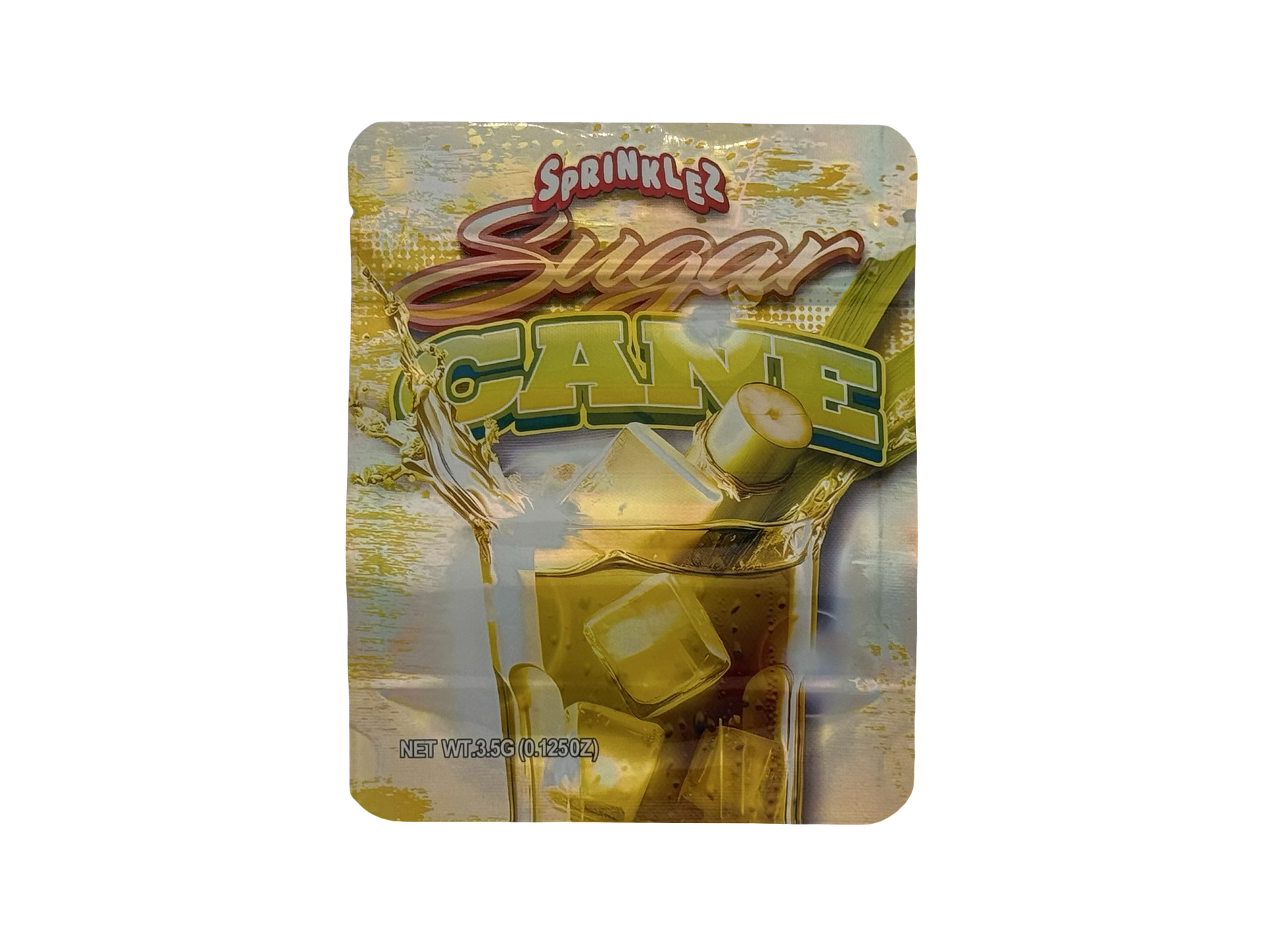 Sugar Cane 3.5g Mylar Bags Sprinklez ($0.09 per bag) - Fire Mylar  
