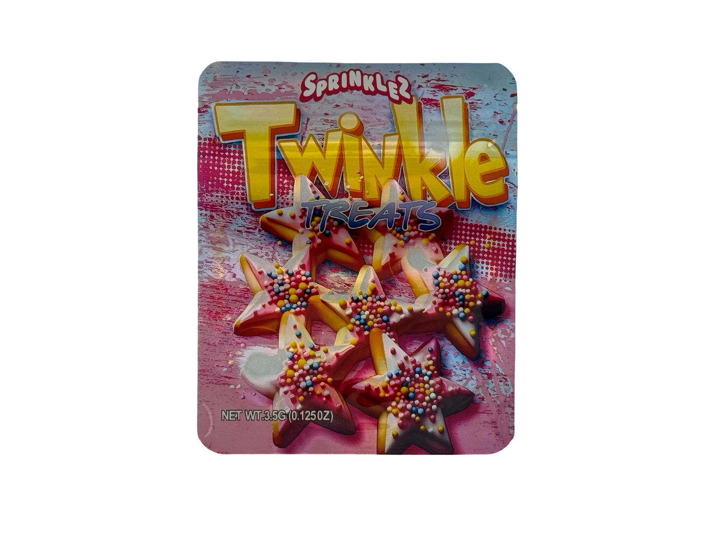 Twinkle Treats 3.5g Mylar Bags Sprinklez ($0.09 per bag) - Fire Mylar  