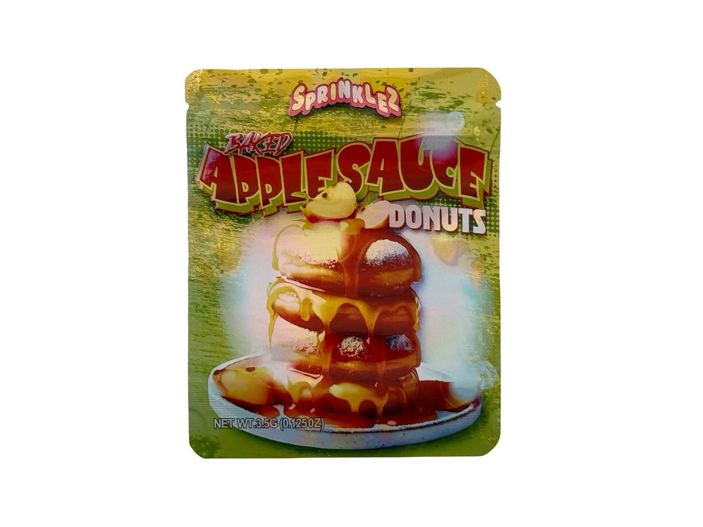 Baked Apple Sauce Donuts 3.5g Mylar Bags Sprinklez ($0.09 per bag) - Fire Mylar  