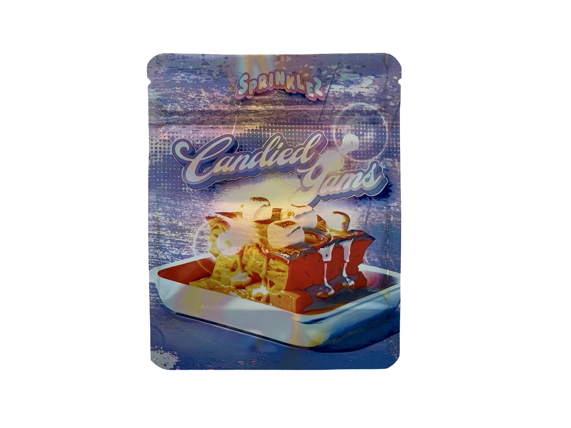 Candied Yams 3.5g Mylar Bags Sprinklez ($0.09 per bag) - Fire Mylar  