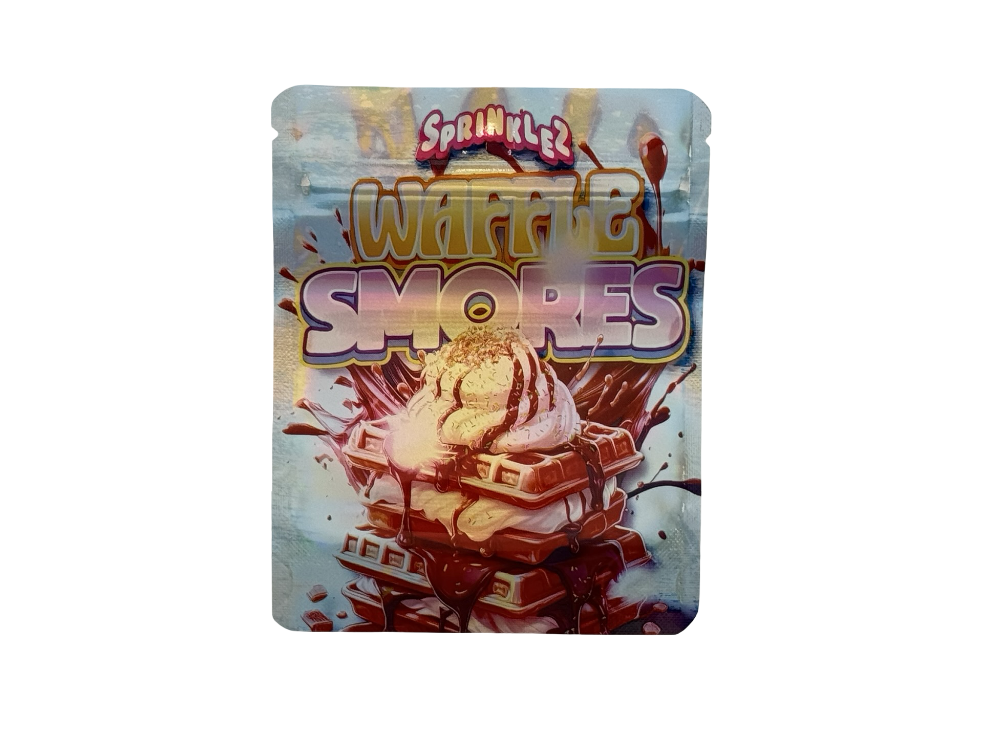 Waffle Smores 3.5g Mylar Bags Sprinklez ($0.09 per bag) - Fire Mylar  