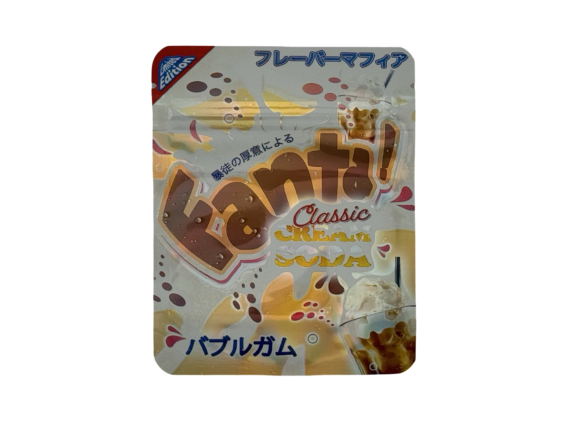 Classic Cream Soda 3.5g Mylar Bags £anta ($0.09 per bag) - Fire Mylar  