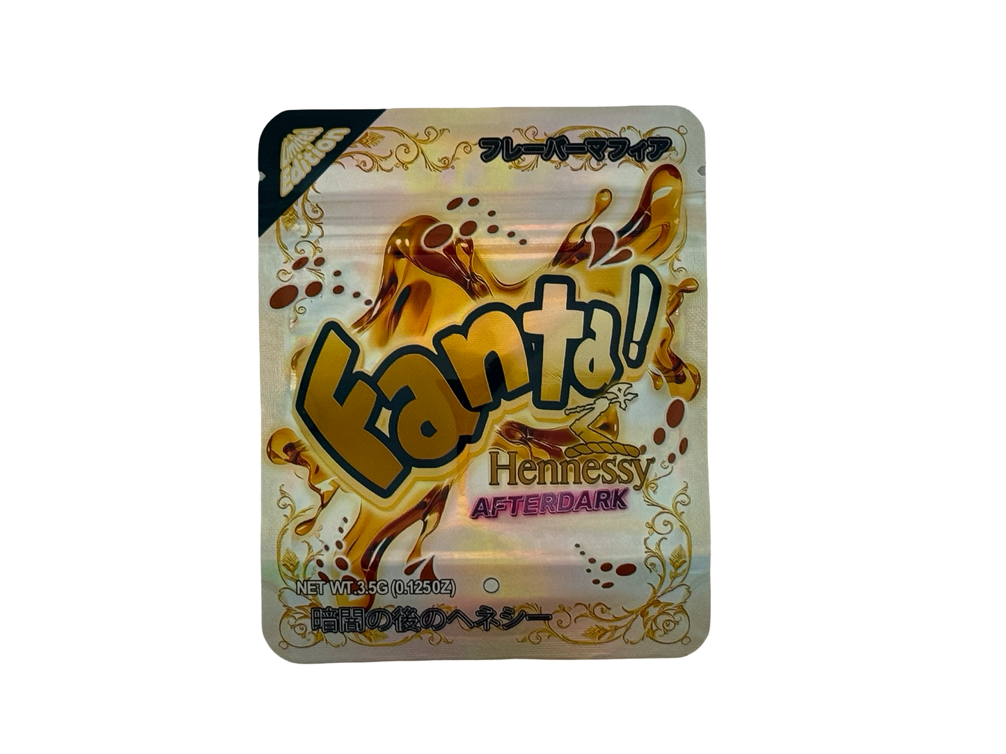 Henny Afterdark 3.5g Mylar Bags £anta ($0.09 per bag) - Fire Mylar  