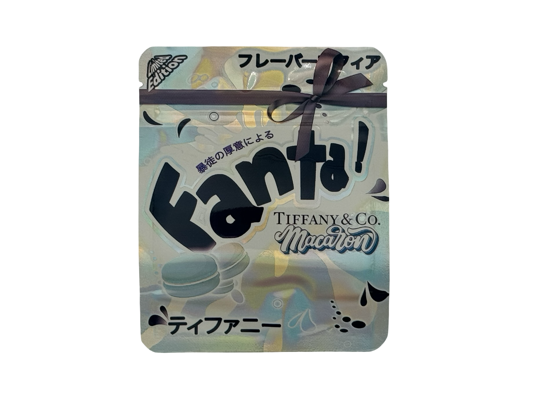 Tiffany Macaron 3.5g Mylar Bags £anta ($0.09 per bag) - Fire Mylar  