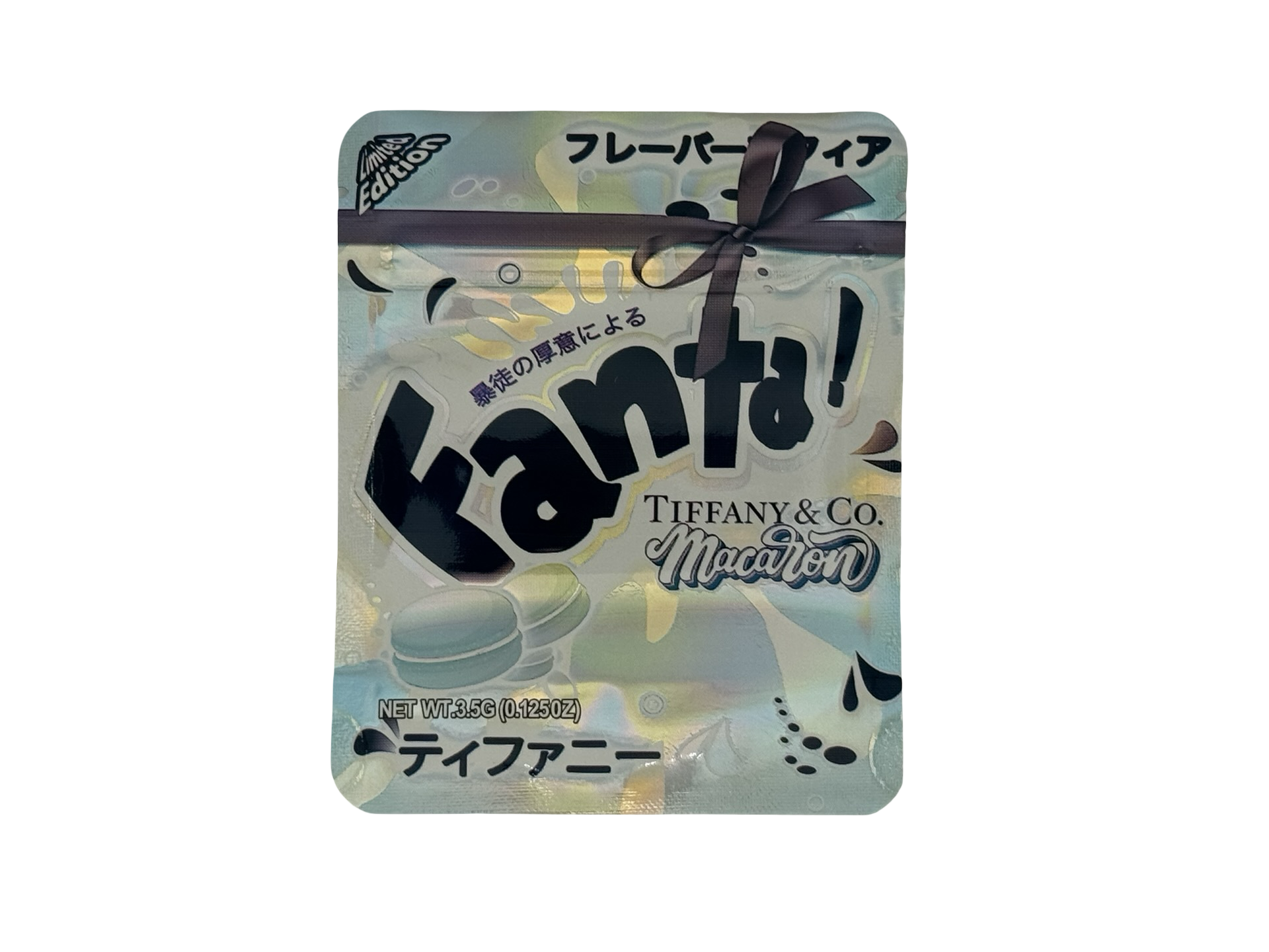 Tiffany Macaron 3.5g Mylar Bags £anta ($0.09 per bag) - Fire Mylar  