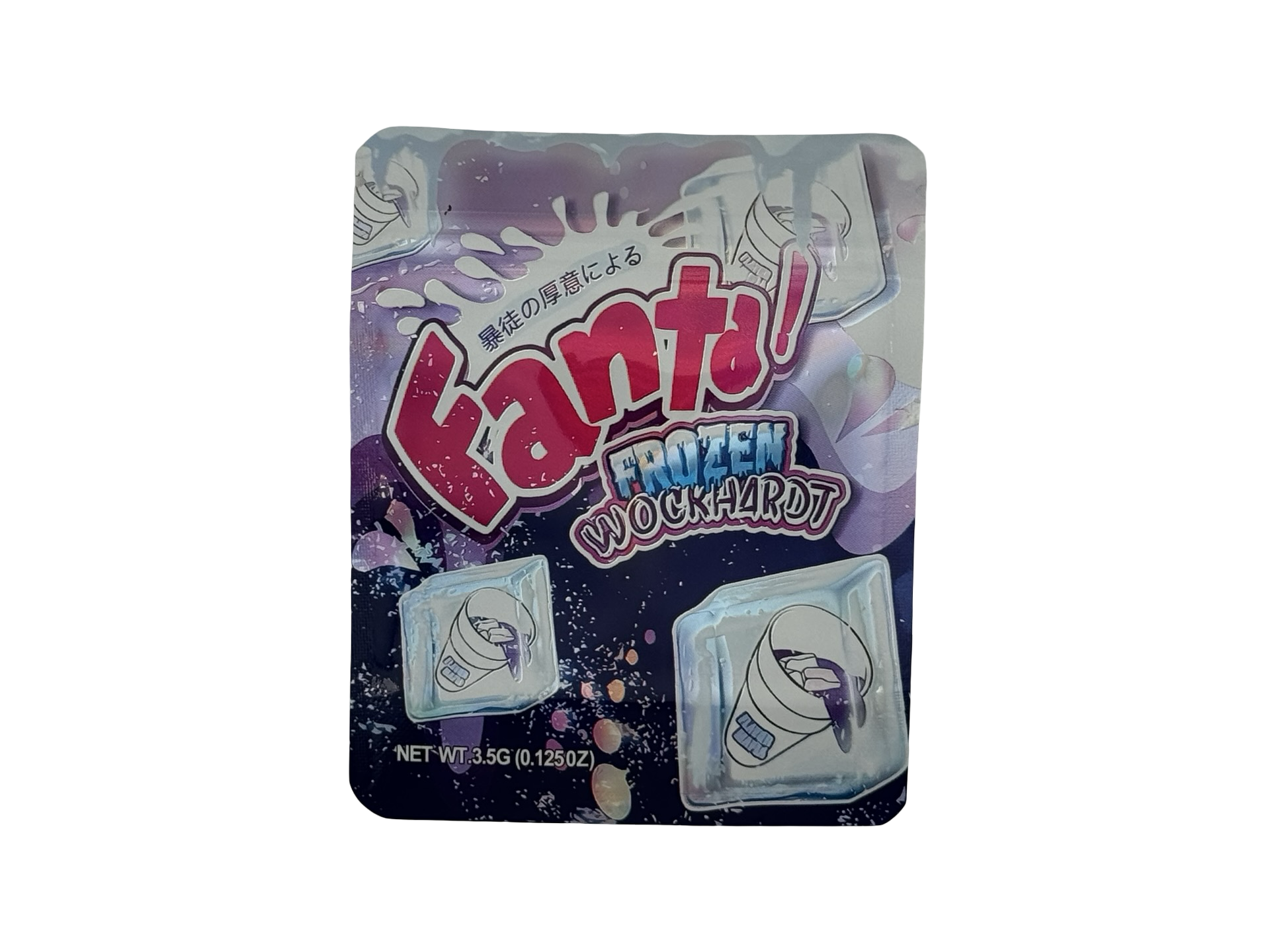 Frozen Wockhardt 3.5g Mylar Bags £anta ($0.09 per bag) - Fire Mylar  