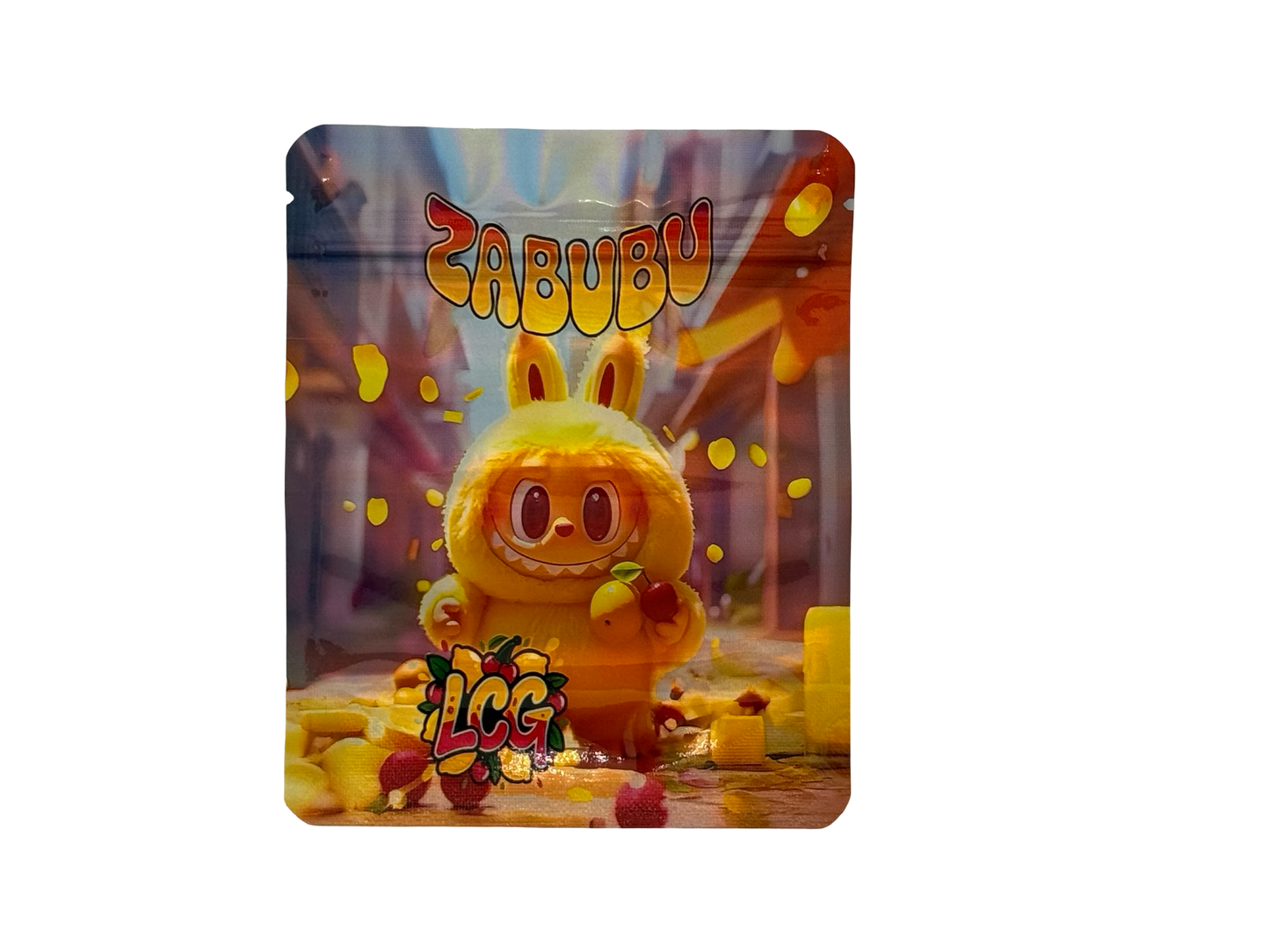 LCG (Lemon Cherry Gelato) 3.5g Mylar Bags Zabubu ($0.09 per bag) - Fire Mylar  