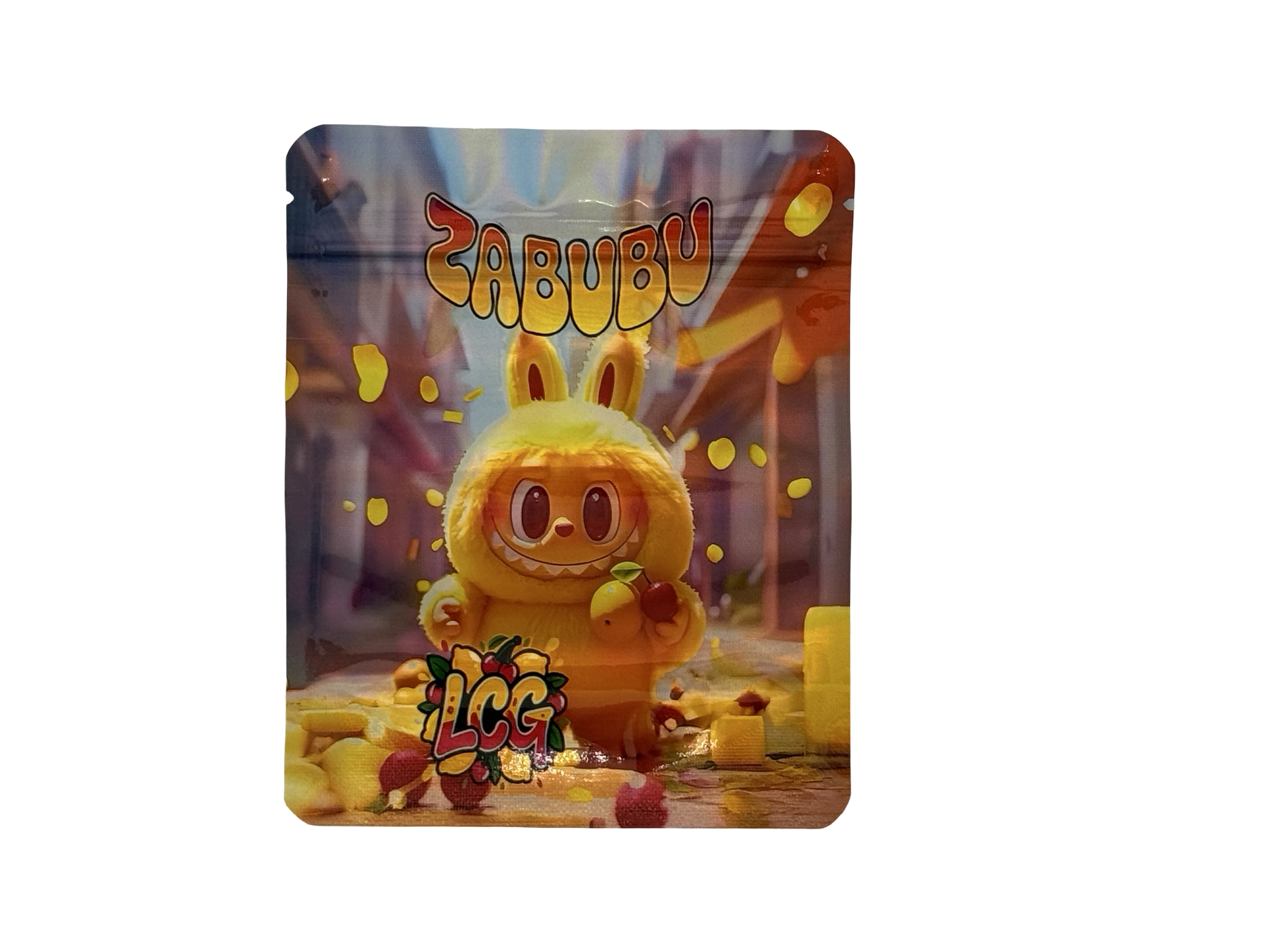 LCG (Lemon Cherry Gelato) 3.5g Mylar Bags Zabubu ($0.09 per bag) - Fire Mylar  