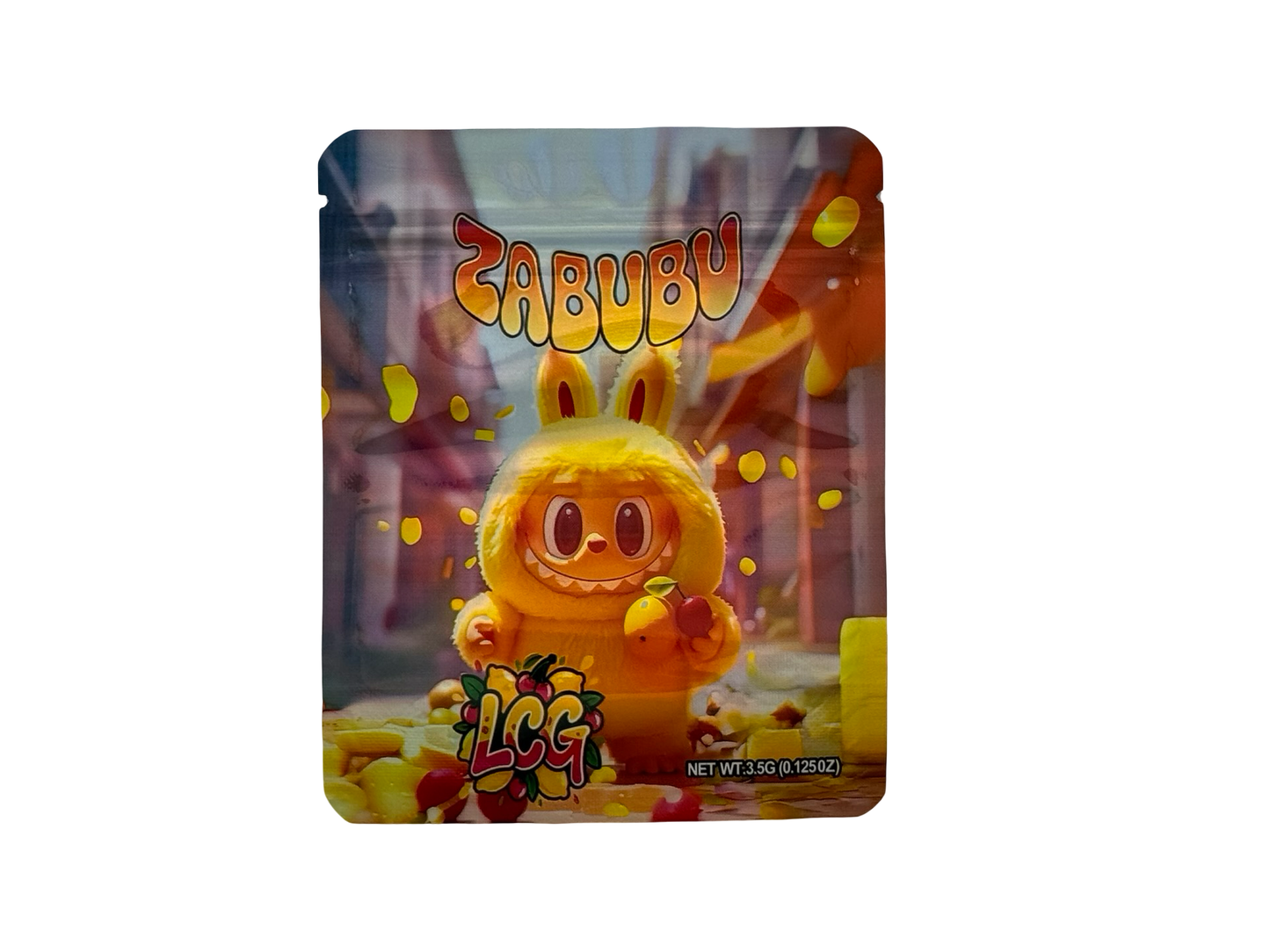 LCG (Lemon Cherry Gelato) 3.5g Mylar Bags Zabubu ($0.09 per bag) - Fire Mylar  