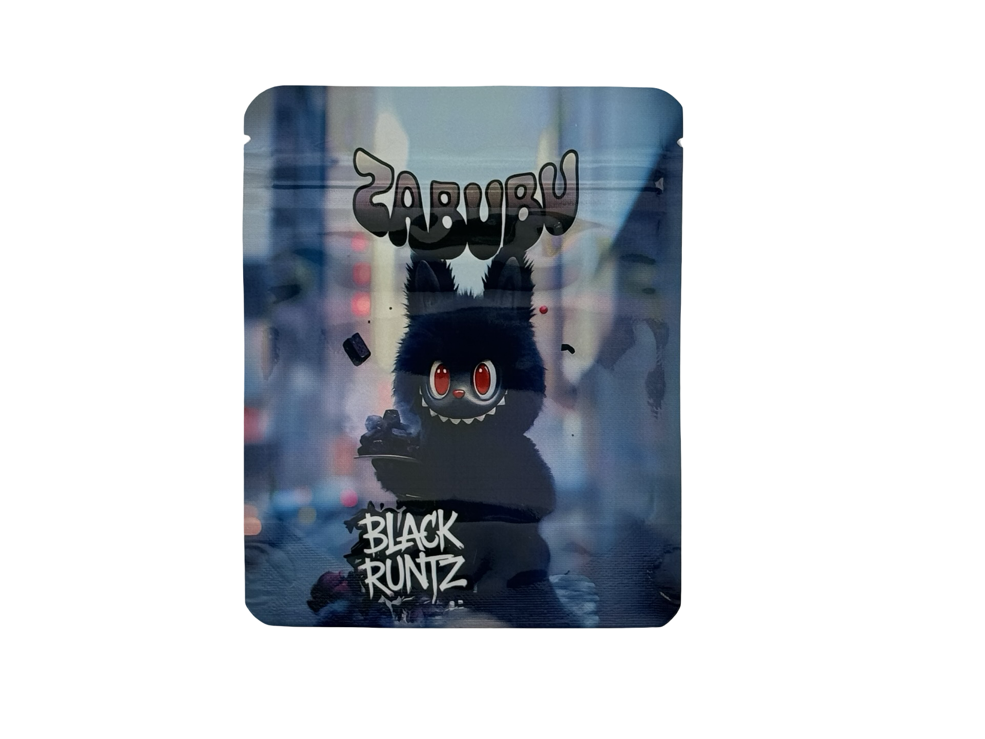 Black Runtz 3.5g Mylar Bags Zabubu ($0.09 per bag) - Fire Mylar  