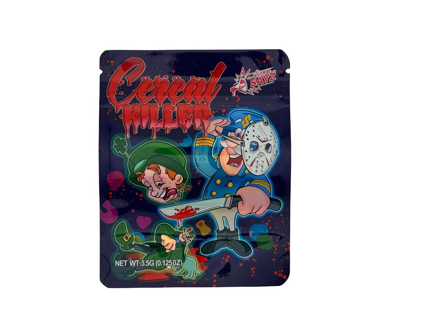 Cereal Killer 3.5g Mylar Bags Simon Sayz ($0.09 per bag) - Fire Mylar  