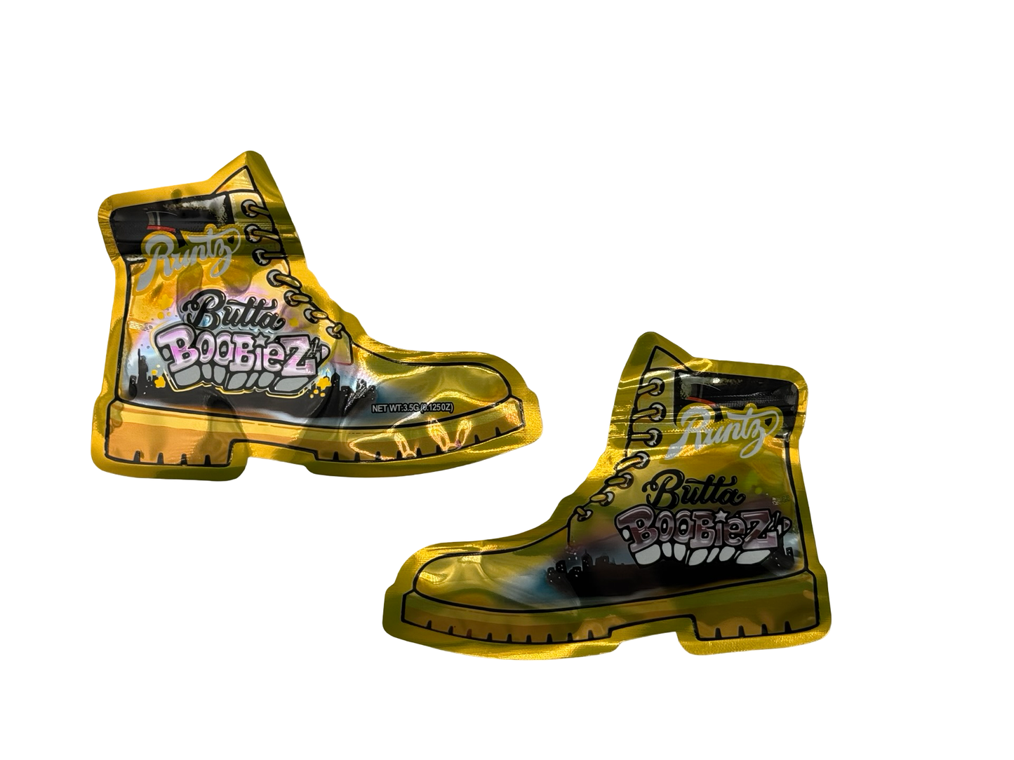 Butta Boobiez Mylar Bags 3.5g Runtz - Fire Mylar  