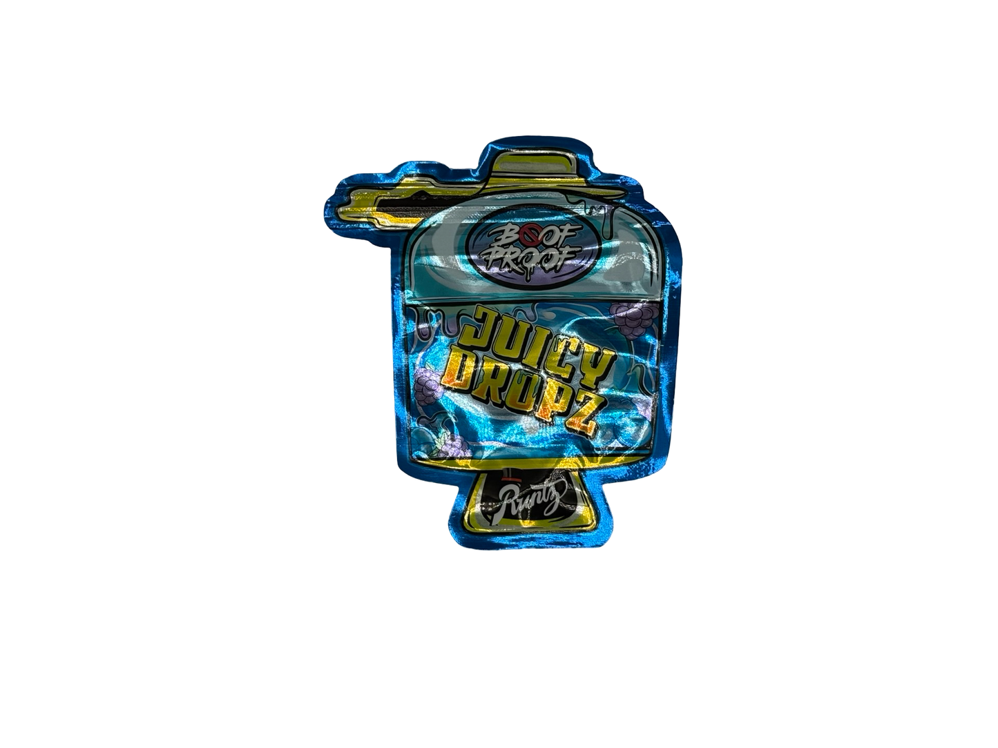 Juicy Dropz Mylar Bags 3.5g Runtz - Fire Mylar  