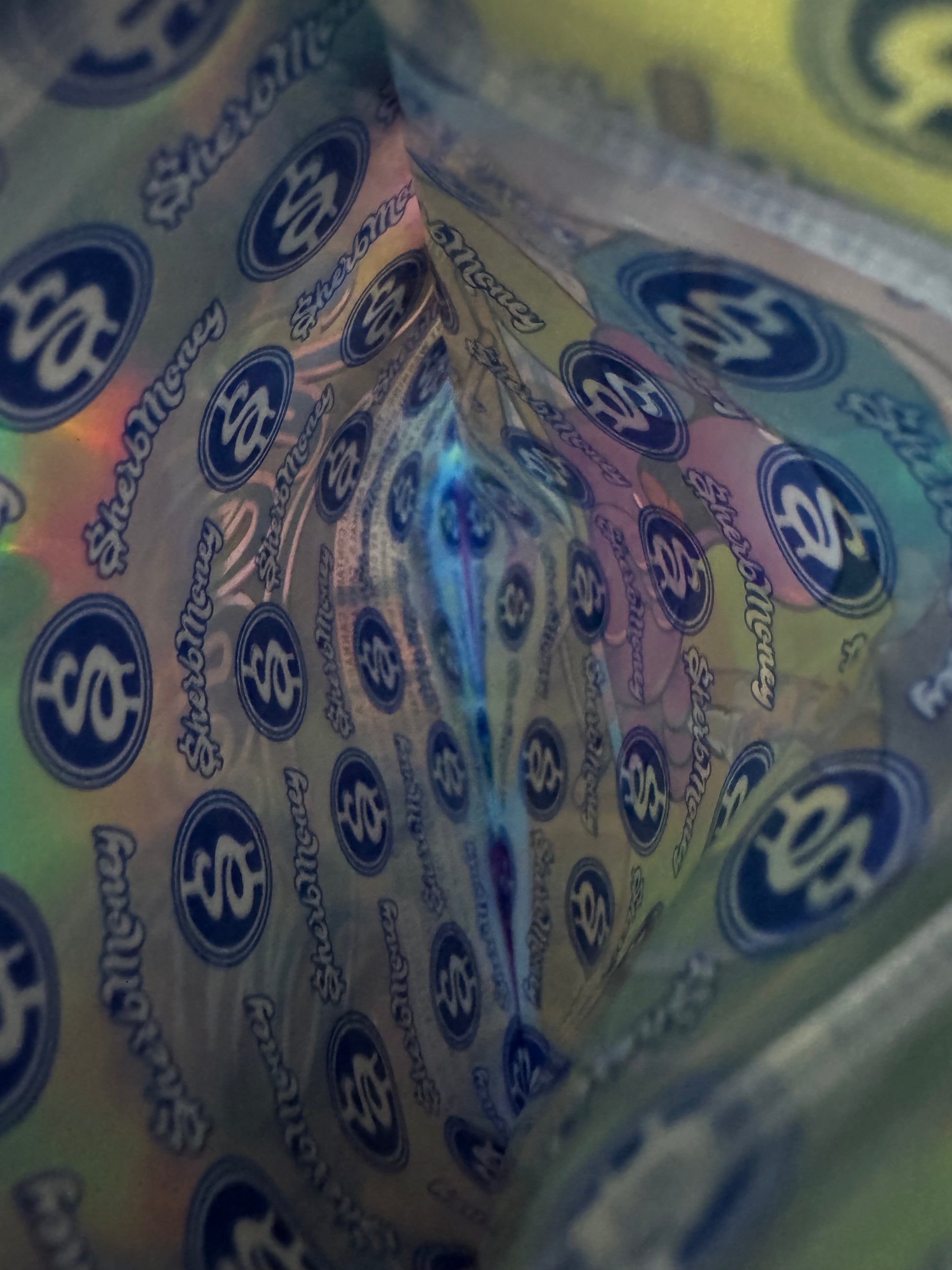 Tropical Nerdz Mylar Bags 3.5g SherbMoney - Fire Mylar  